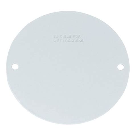 Sigma Electric, White 14241WH Round Blank 